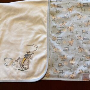 Gymboree Home on the Range - Baby Blanket - Cowboy Horse